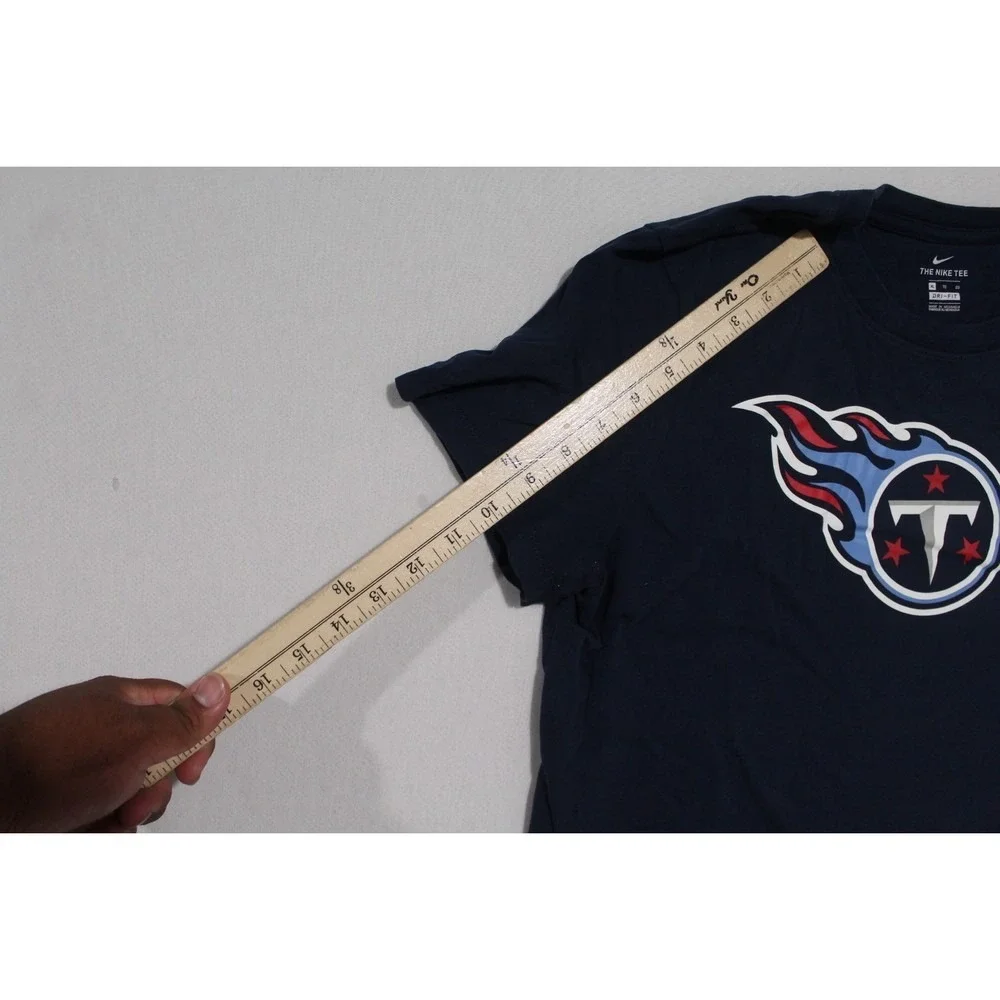The Nike Tee Tennessee Titans Men Blue Shirt NFL Size XL